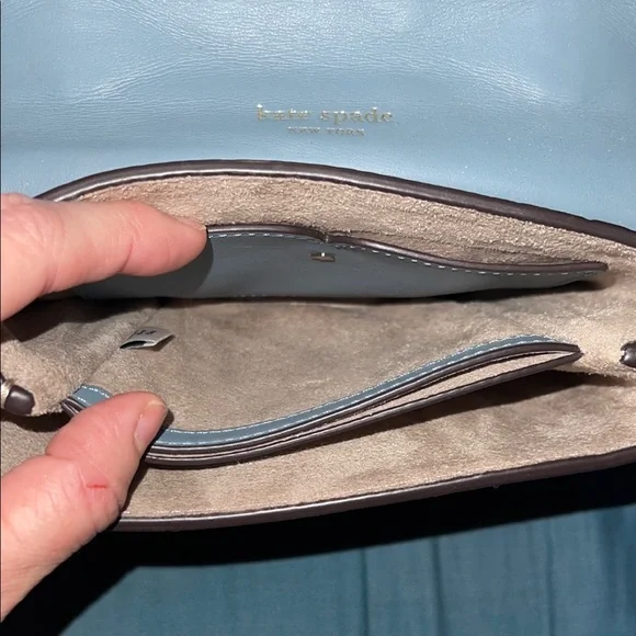 KATE SPADE RARE Romy Purple Python Embossed Snakeskin Patterned Handbag - Picture 4 of 6